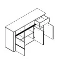 Комод Селена KOM3D3S Gerbor Холдинг фото