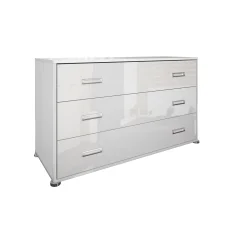 Комод 3Ящ Белла / Bella Глянець білий MiroMark BL-63-WB