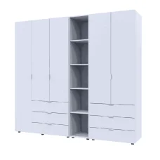 Комплект 3 шкафа  +  этажерка Гелар 2 + 3 ДСП Doros