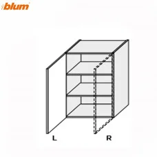 Кухонная секция Миллениум верхняя 60В/720 1дв Pro Blum Правая ML-468W/9003R MiroMark