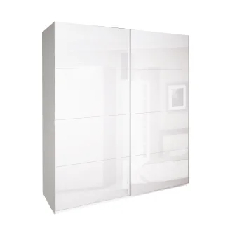 Шафа-купе 2,5x2,1 Белла / Bella Глянець Білий MiroMark BL-21-WB