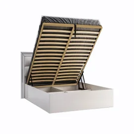 Кровать с подъёмным механизмом 1,4*2,0 Белла / Bella Глянец белый MiroMark BL-44-WB