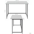 Стіл розкладний Fold FL1000 (1000х600х750Н) чорний/Білий AMF