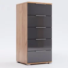 Комод 5Ящ Рамона / Ramona Дуб Крафт – Мат Лава MiroMark RA-65-LV
