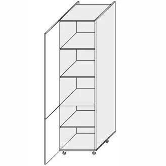 Кухонная секция Глори Пенал 60П/2140 GL-760W/01 MiroMark