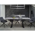 Керамический стол Олимпия ТМL-985 грецкий ребекка  +  черный Vetro mebel
