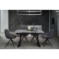 Керамический стол Олимпия ТМL-985 грецкий ребекка  +  черный Vetro mebel