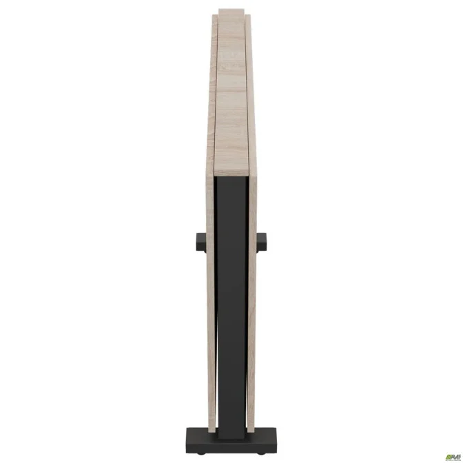 Раскладной стол Fold 2 FL2 1400 (1380/210х1000х750Н) черный/Дуб Сонома AMF