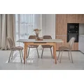 Стілець N-54 капучино велюр  +  капучино Vetro mebel