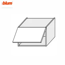 Кухонная секция Миллениум верхняя 60В/450 1дв Aventos Pro Blum ML-361W/9003 MiroMark