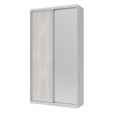 Шафа-купе Сіті Лайт 1 ДСП / Дзеркало 120х45х225 Doros