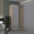 Шафа-купе Сіті Лайт 1 ДСП / Дзеркало 120х45х225 Doros фото