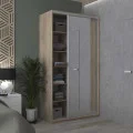 Шафа-купе Сіті Лайт 1 ДСП / Дзеркало 120х45х225 Doros фото