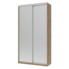 Шафа-купе Сіті Лайт 2 Дзеркала 120х45х225 Doros