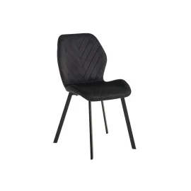 Стілець N-54 чорний велюр  +  чорний Vetro mebel