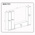Комплект у вітальню BOX TV1 MiroMark