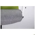 Кресло Uran White HR сиденье Сидней-20/спинка Сетка SL-06 салатовая AMF