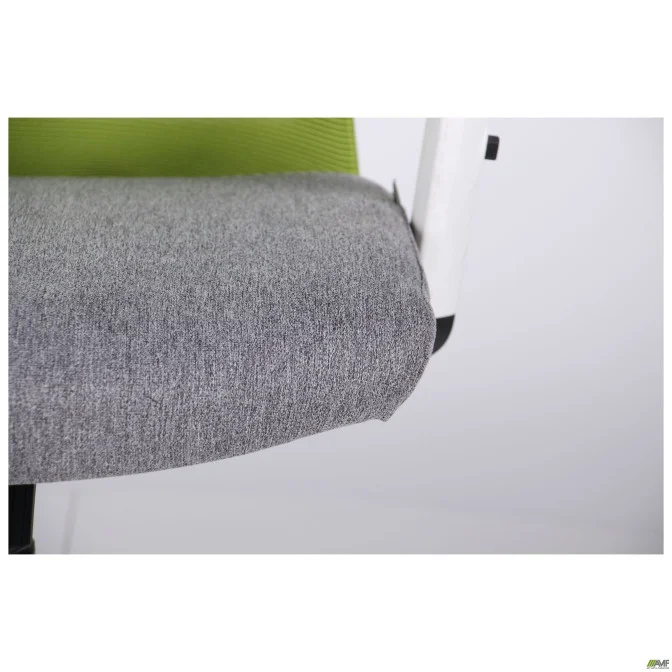Кресло Uran White HR сиденье Сидней-20/спинка Сетка SL-06 салатовая AMF
