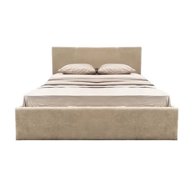 Кровать Мягкая обивка 1,8x2,0 Николь / Nicole Песочный Микрофибра MiroMark SF-58-NL 