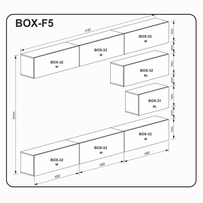 Гостиная BOX F5 MiroMark фото