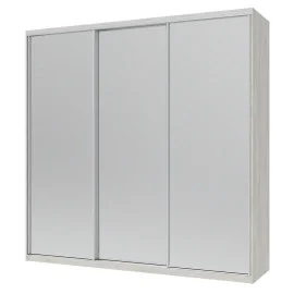Шафа-купе Сіті Лайт 3 Дзеркала 225х60х225 Doros
