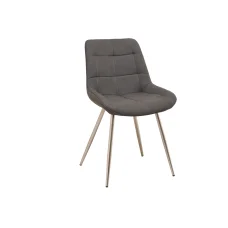 Стілець N-45 сірий антік  +  нікель Vetro mebel