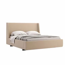 Кровать Мягкая обивка 1,6х2,0 Бруно / Bruno Бежевый Велюр MiroMark BR-36-CM