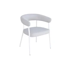 Стул M-230 устричный  +  белый Vetro mebel
