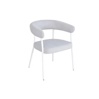 Стул M-230 устричный  +  белый Vetro mebel