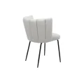 Стул M-200 айвори букле  +  черный Vetro mebel