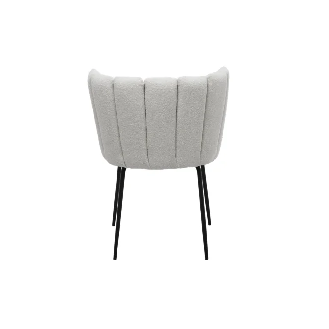 Стул M-200 айвори букле  +  черный Vetro mebel