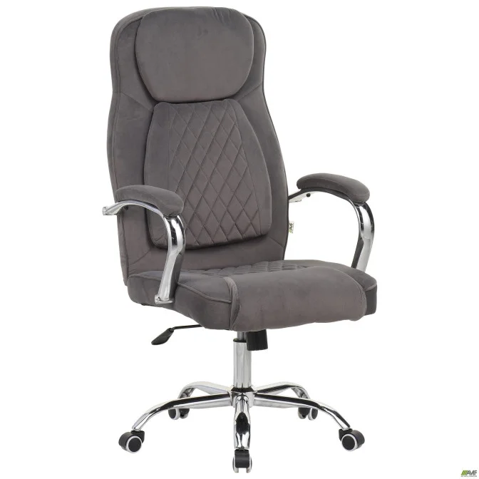 Кресло руководителя Oliver velvet brown AMF
