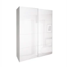 Шафа-купе 1,5x2,1 Белла / Bella Глянець Білий MiroMark BL-19-WB