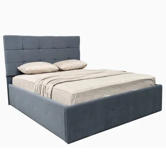 Ліжко М'яка оббивка 1,6x2,0 Брістоль / Bristol Антрацит Велюр MiroMark SF-56-BR/BA