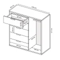 Комод Люция 5Шх MiroMark фото