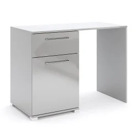 Стіл письмовий 1Дв 1Ящ Меги / Megy Глянець Шиншила Сіра MiroMark MG-71-GG
