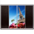 Шафа-купе Стандарт Чотирьохдверна ДСП  +  Фотодрук  +  Фотодрук  +  ДСП Zevs фото
