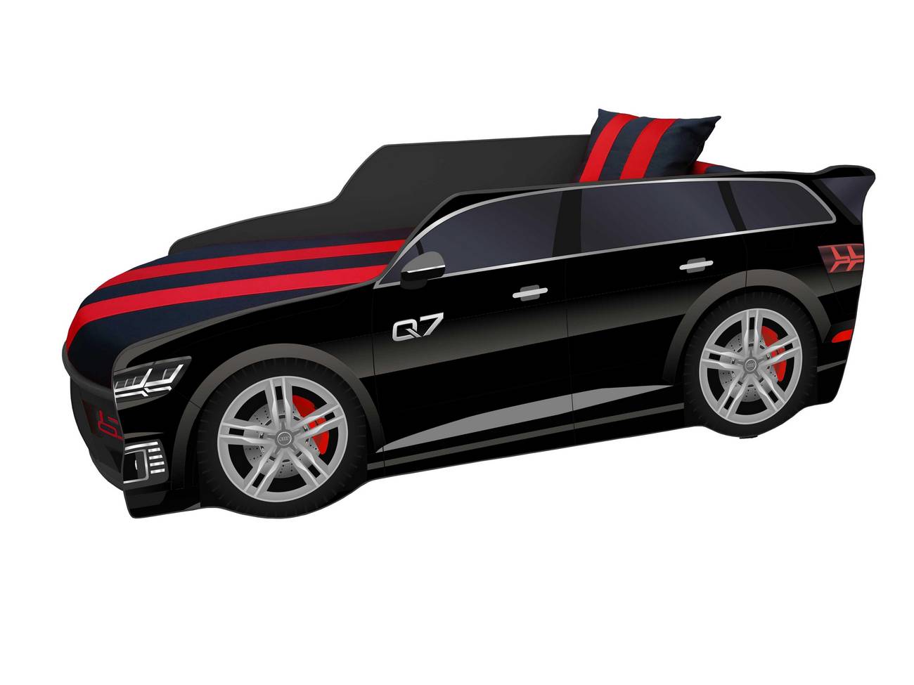 Детская кровать машина с матрасом Premium Audi Q7 - Ауди Q7  Viorina-deko