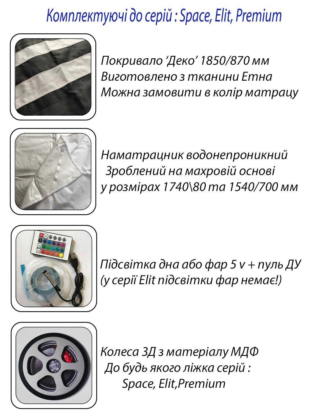Детская кровать машина с матрасом Premium Audi Q7 - Ауди Q7  Viorina-deko