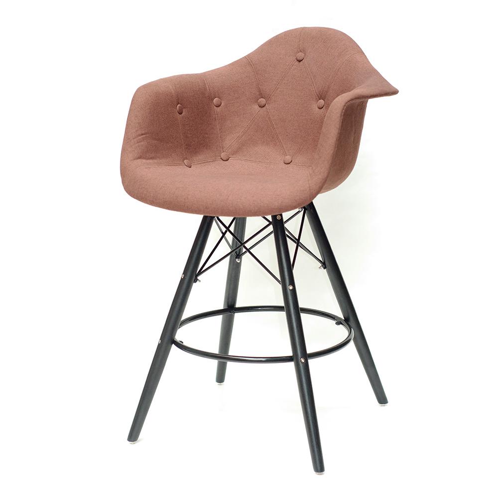 Стул Leon Soft BAR 65-BK вискоза OnderMebli