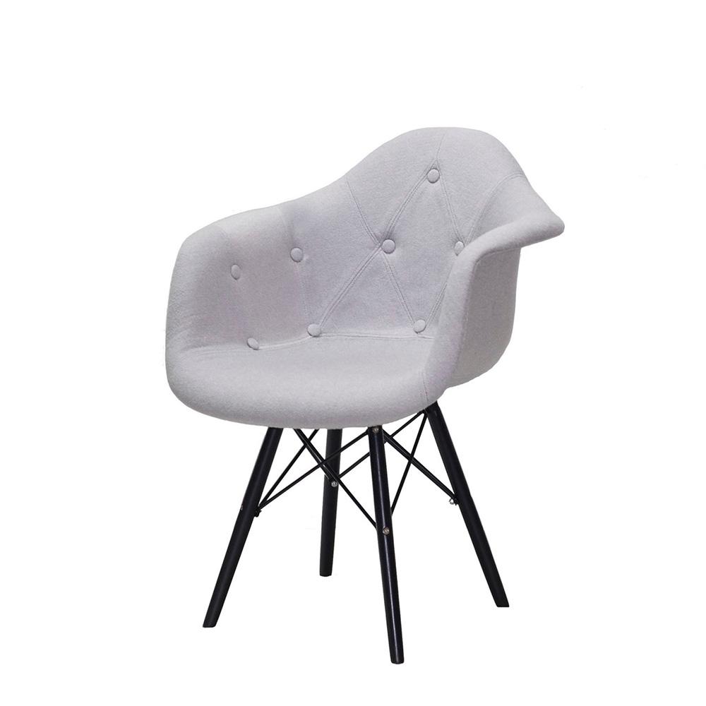 Стул Leon Soft BK шерсть OnderMebli